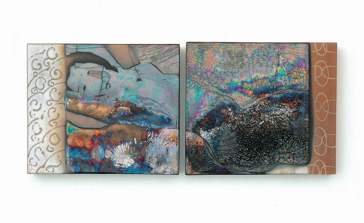 Wandobjekt, "Hommage an Modigliani", Unikat, Keramik