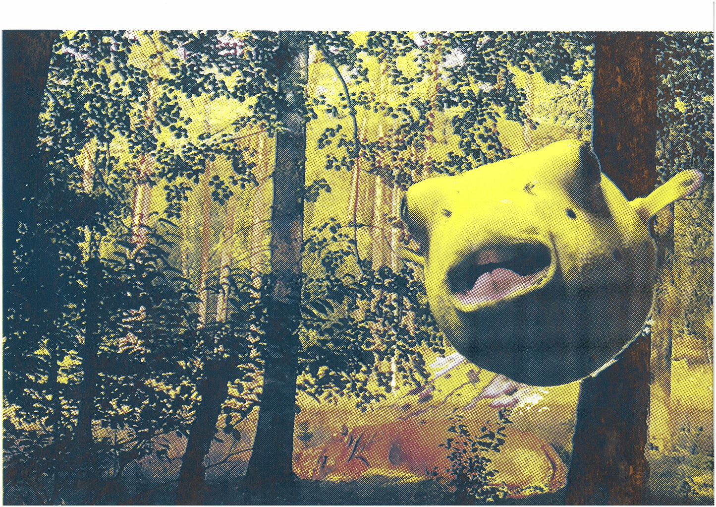 hidden hippo, Siebdruck