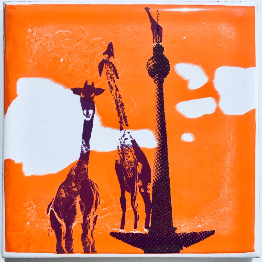 Wandfliese, “Mein tierisches Berlin”